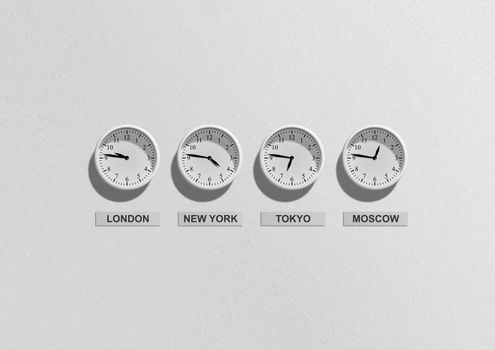 Horloges mondiales pour voyageurs