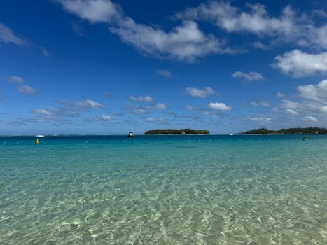 Lagon de l île Maurice, océan Indien