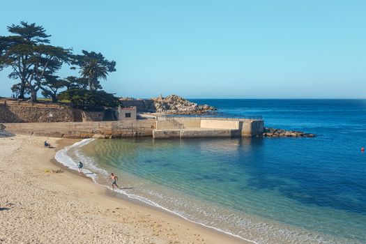 Plage de Californie sur la côte Pacifique