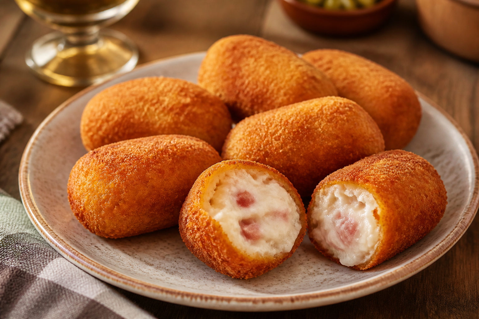 Croquettes espagnoles dorees et cremeuses